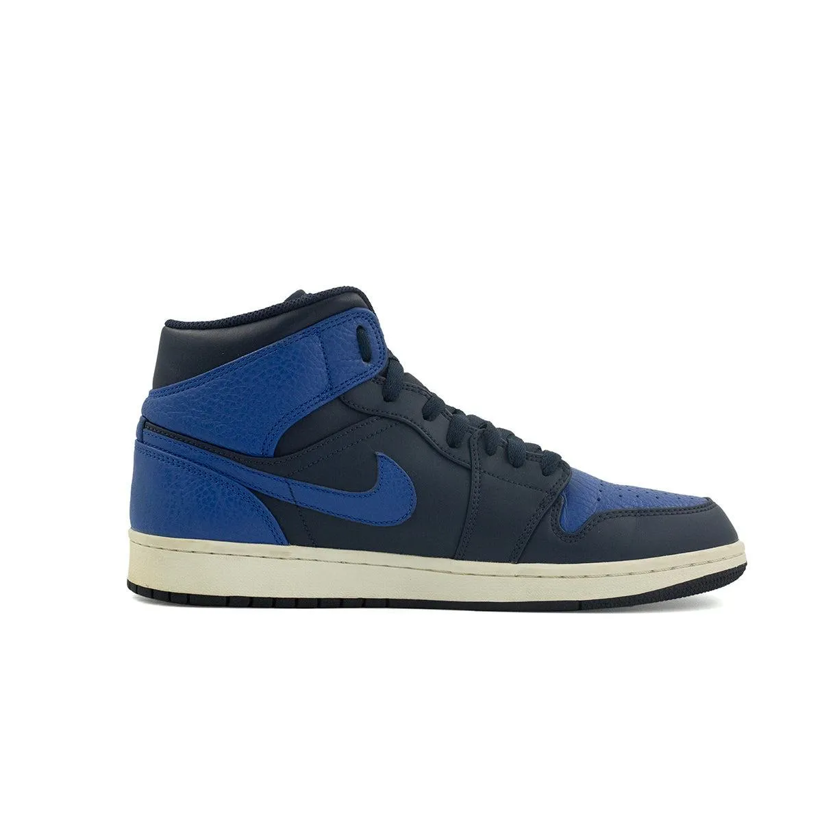 Air Jordan 1 Retro High-Top Sneakers Leather Blue Colour For Men