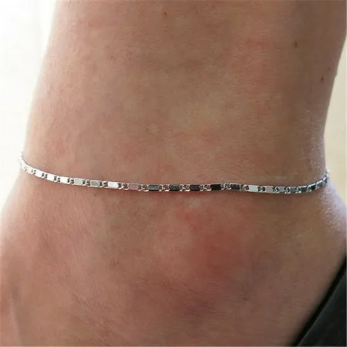 Anklets Casual/Sporty Gold Silver Color Chain