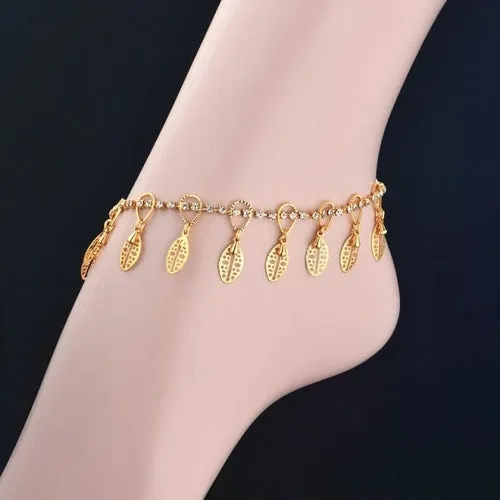 Anklets Casual/Sporty Gold Silver Color Chain