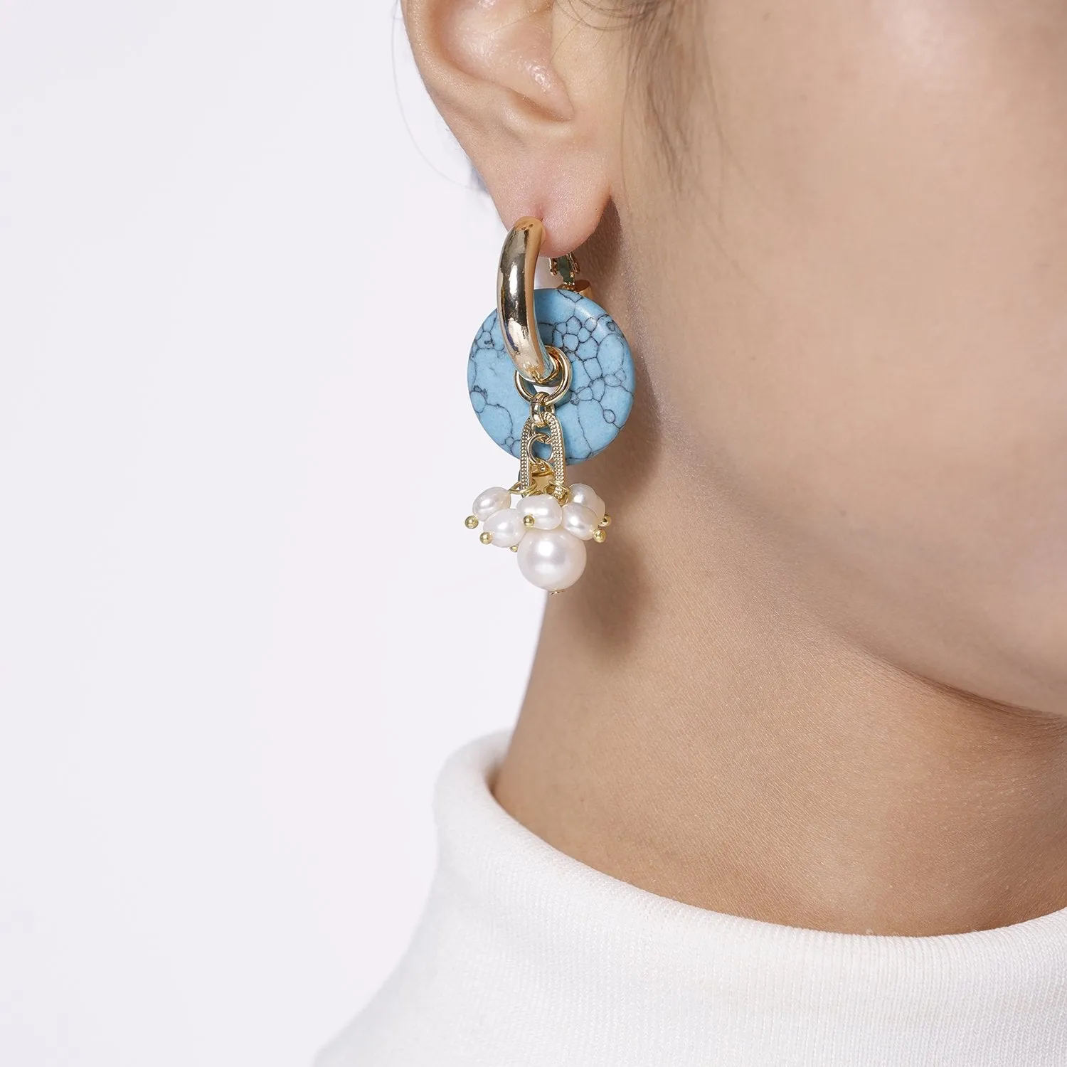 Asymmetrical Dangle Earrings