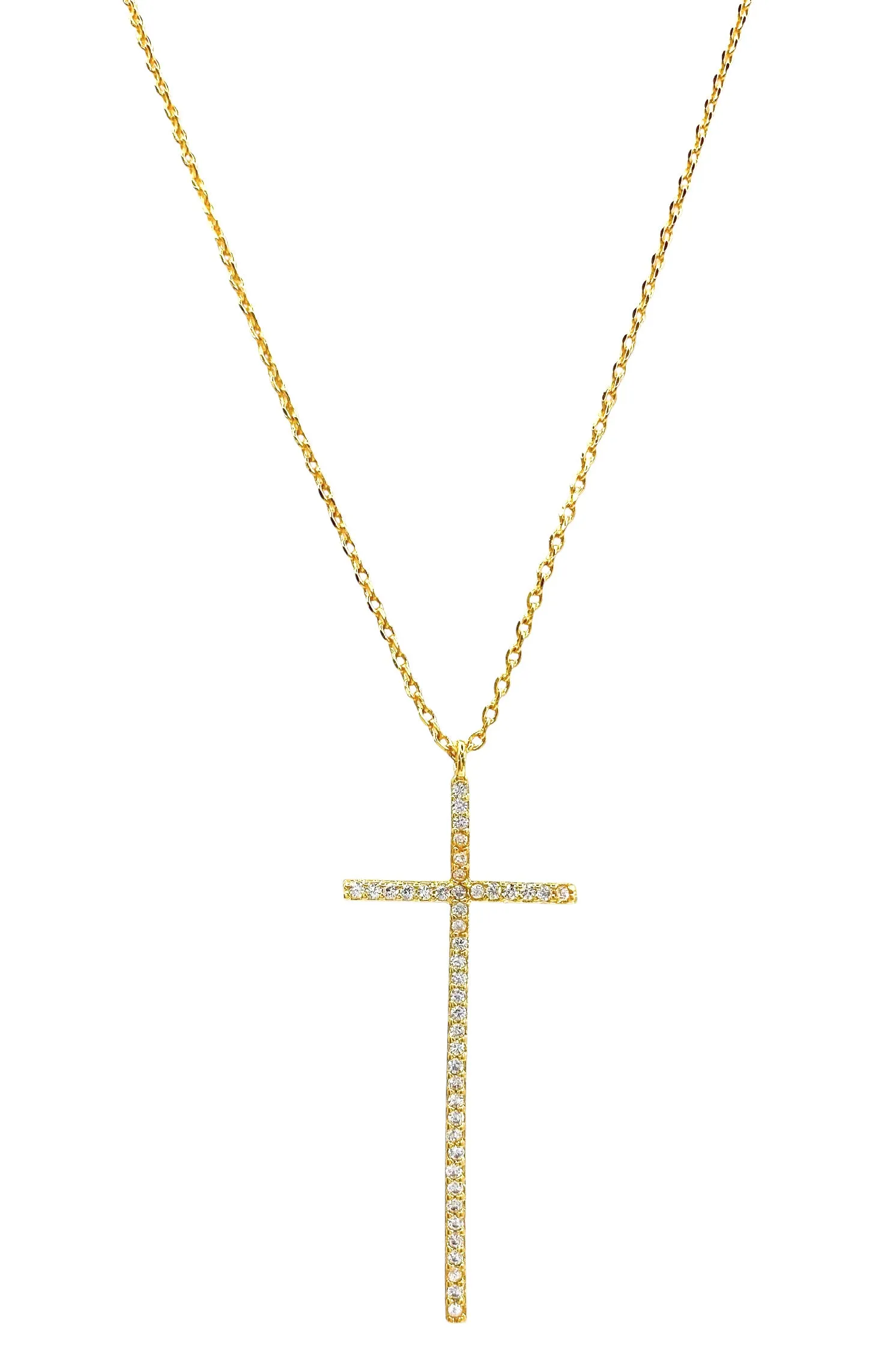 At The Cross Gold Necklace
