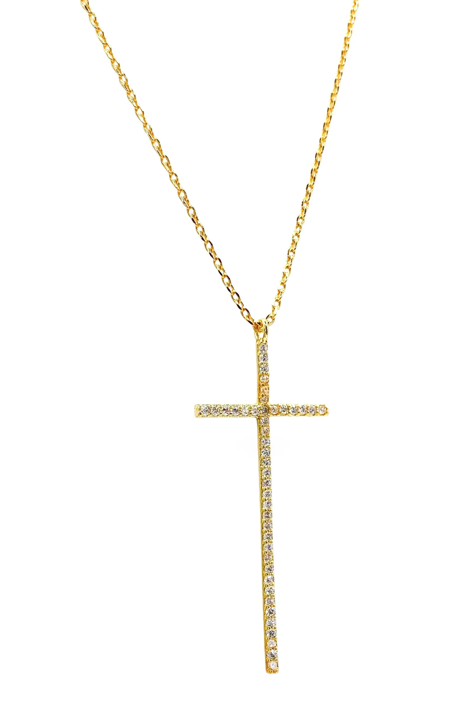 At The Cross Gold Necklace