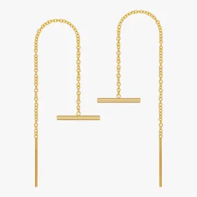 Bar Ear Threader Earrings