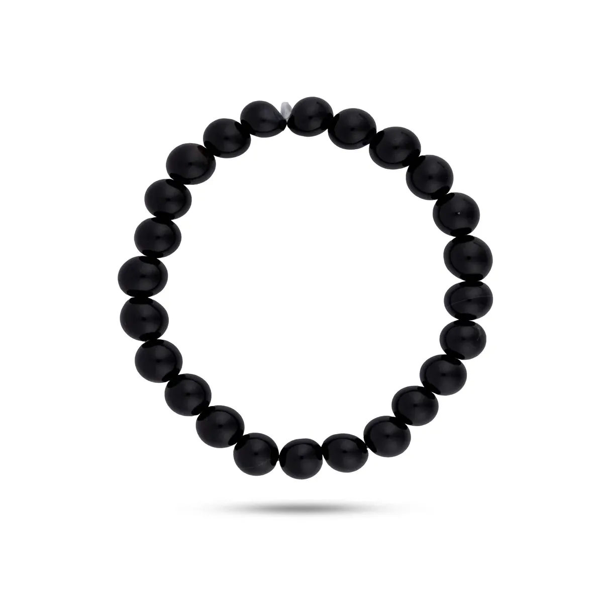 Black Obsidian Bracelet - 2.5 Inches | Crystal Bracelet/ Obsidian Bracelet for Men & Women