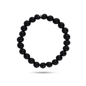 Black Obsidian Bracelet - 2.5 Inches | Crystal Bracelet/ Obsidian Bracelet for Men & Women