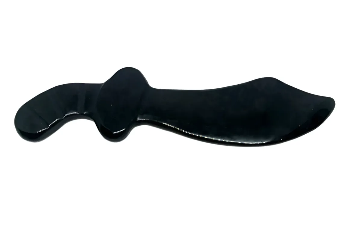 Black Obsidian Crystal Athame
