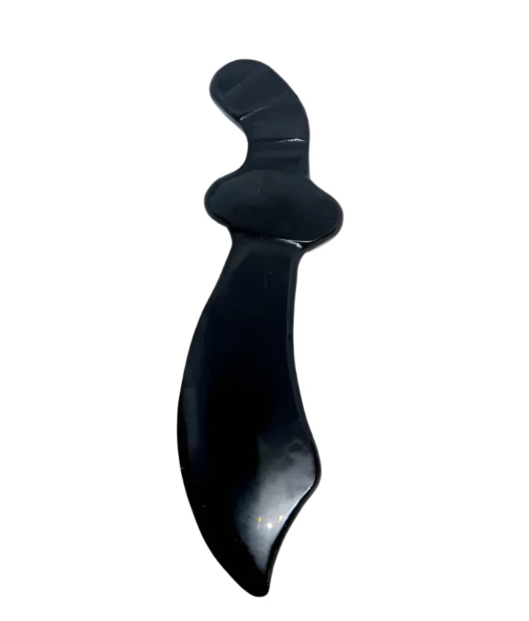 Black Obsidian Crystal Athame