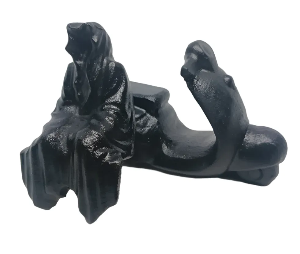 Black Obsidian Crystal Grim Reaper on a Scooter