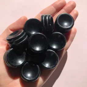 Black Obsidian Sphere Stands