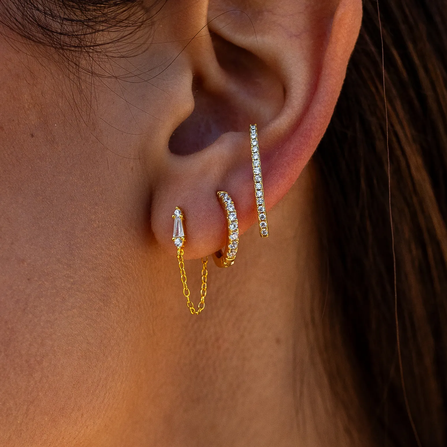 Boca Ear Climbers Gold