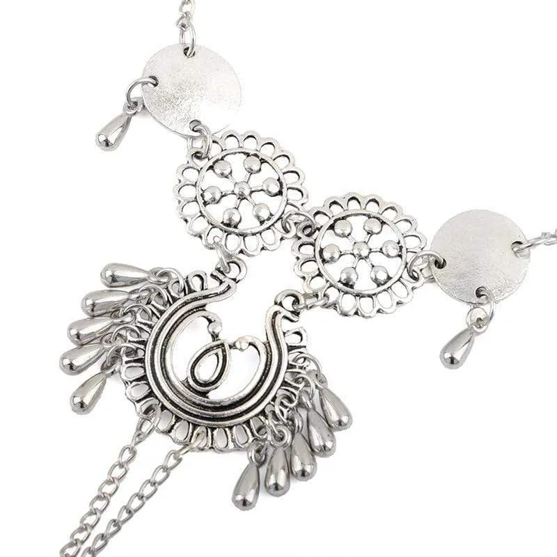 Boho Silver Ankle Jewelry