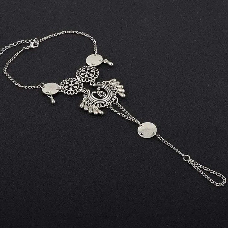 Boho Silver Ankle Jewelry