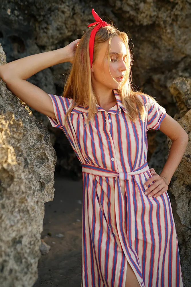 Brunna Co Jackie Safari Midi Dress