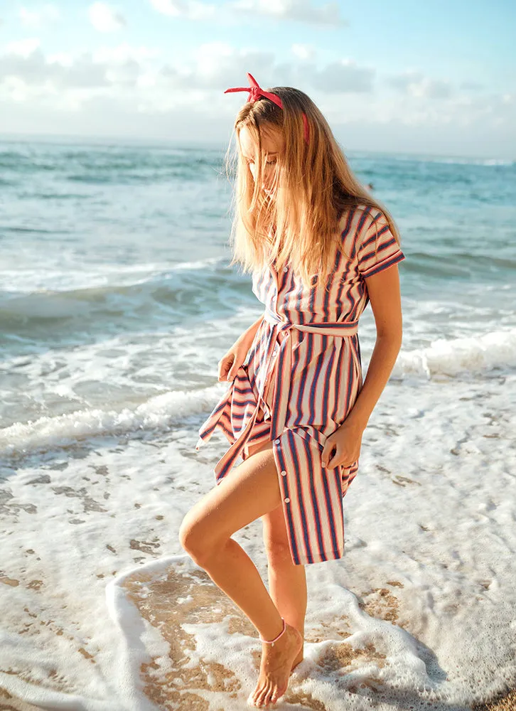 Brunna Co Jackie Safari Midi Dress
