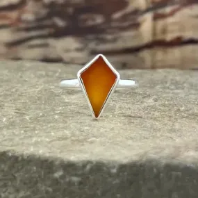 Carnelian Majestic Sterling Silver Ring