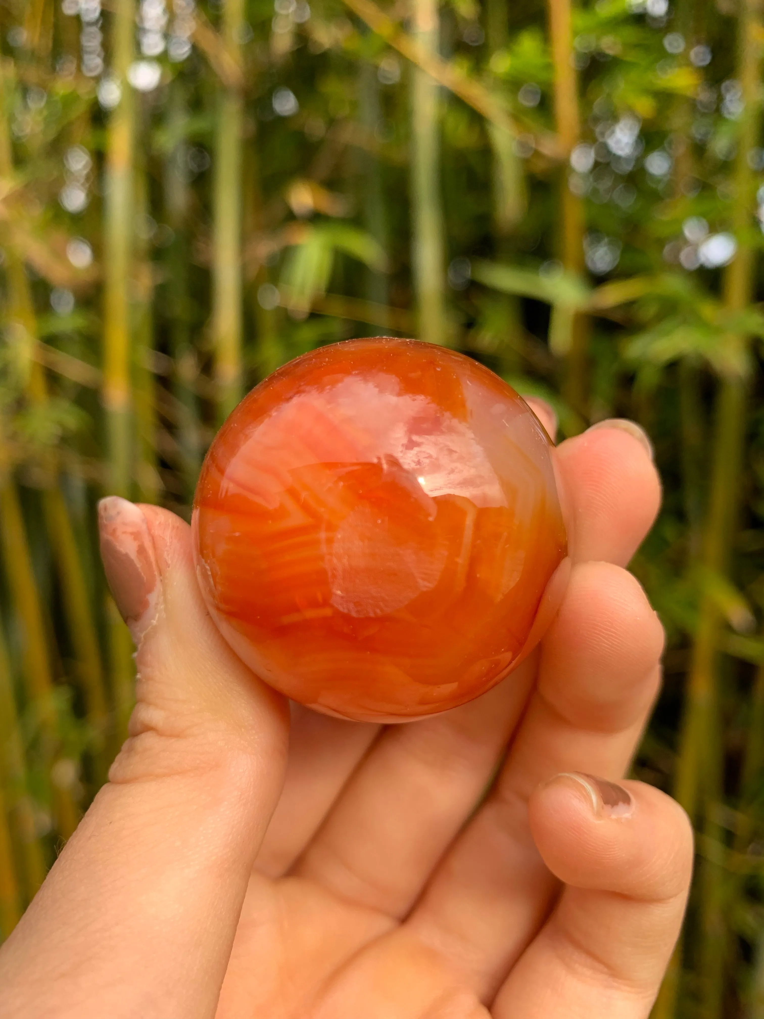 Carnelian Medium Sphere