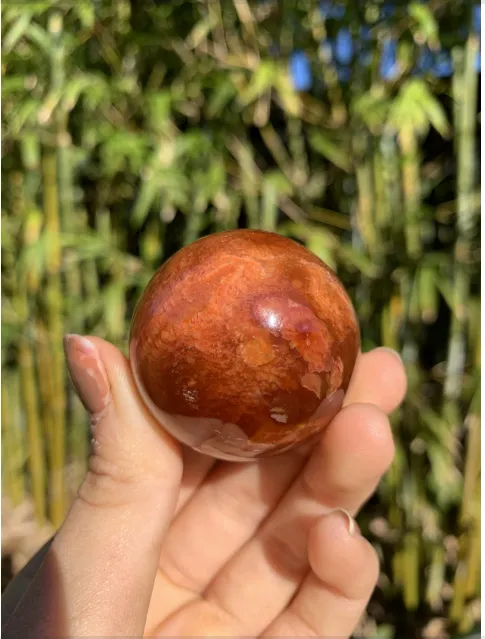 Carnelian Medium Sphere