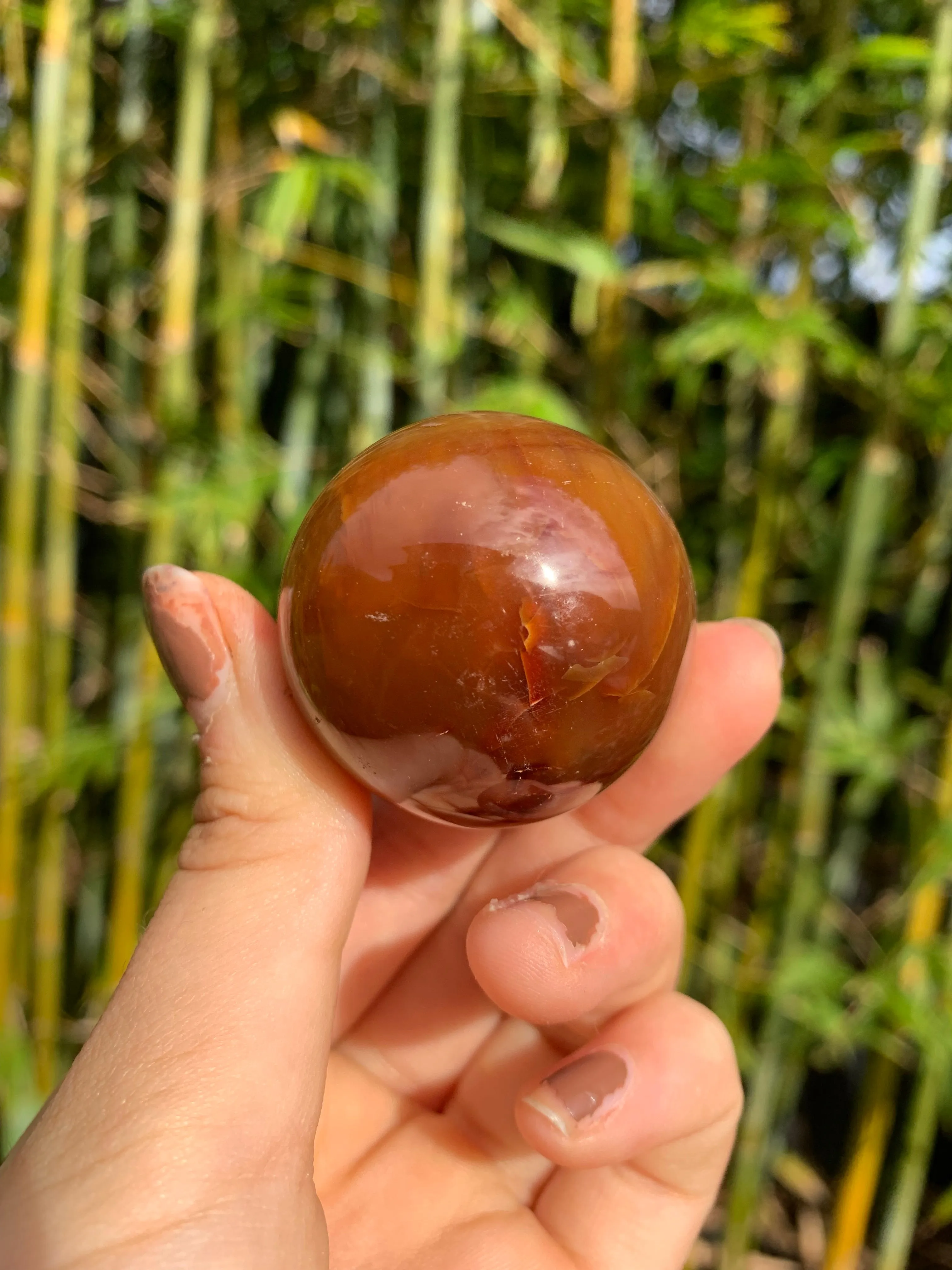 Carnelian Medium Sphere