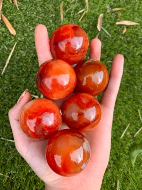 Carnelian Medium Sphere
