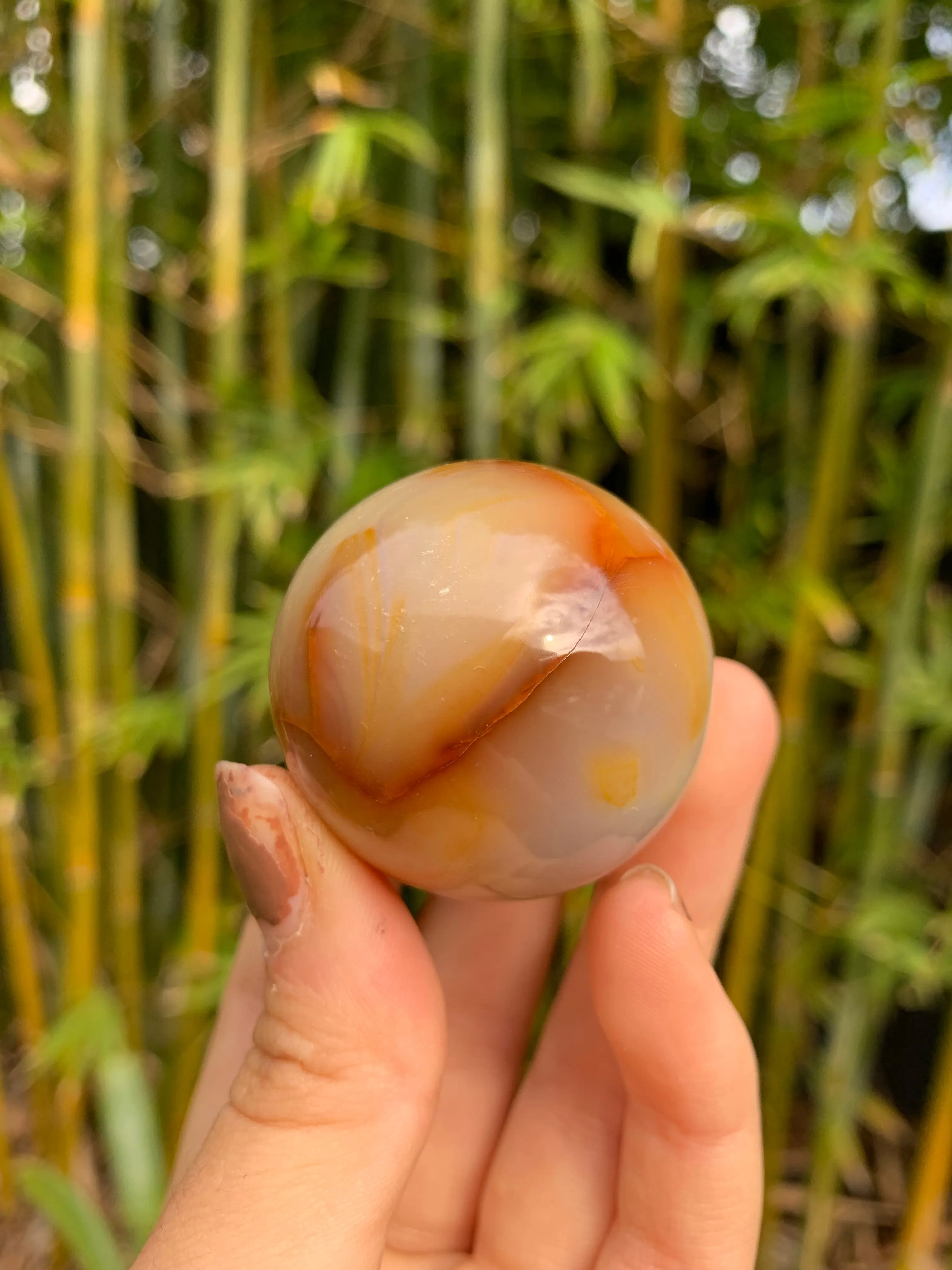Carnelian Medium Sphere