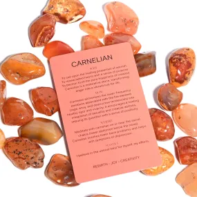 Carnelian Tumbled