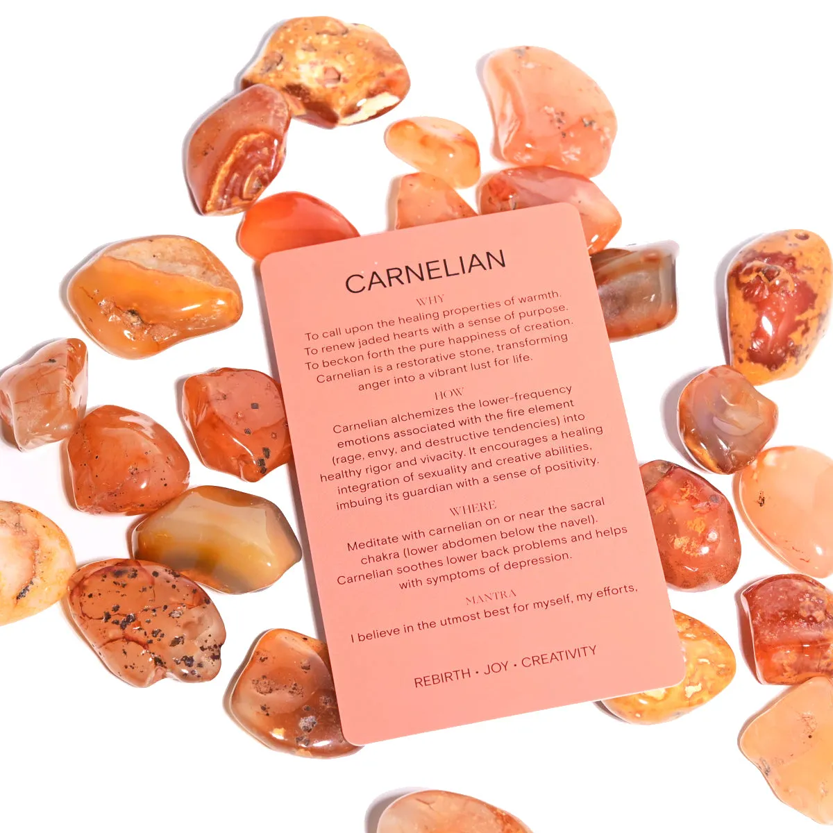 Carnelian Tumbled