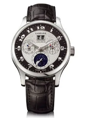 Chopard L.U.C Lunar One Silver and Black Dial Automatic Men's Watch 161894-9001