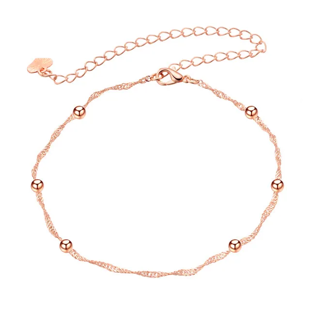 Christmas gifts for Tiny Ball Foot Feet Ankle Chain Anklet
