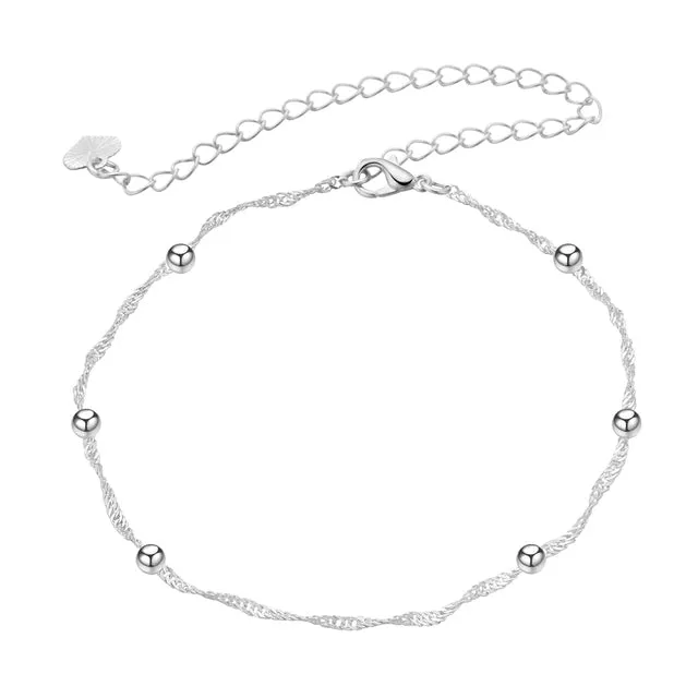 Christmas gifts for Tiny Ball Foot Feet Ankle Chain Anklet