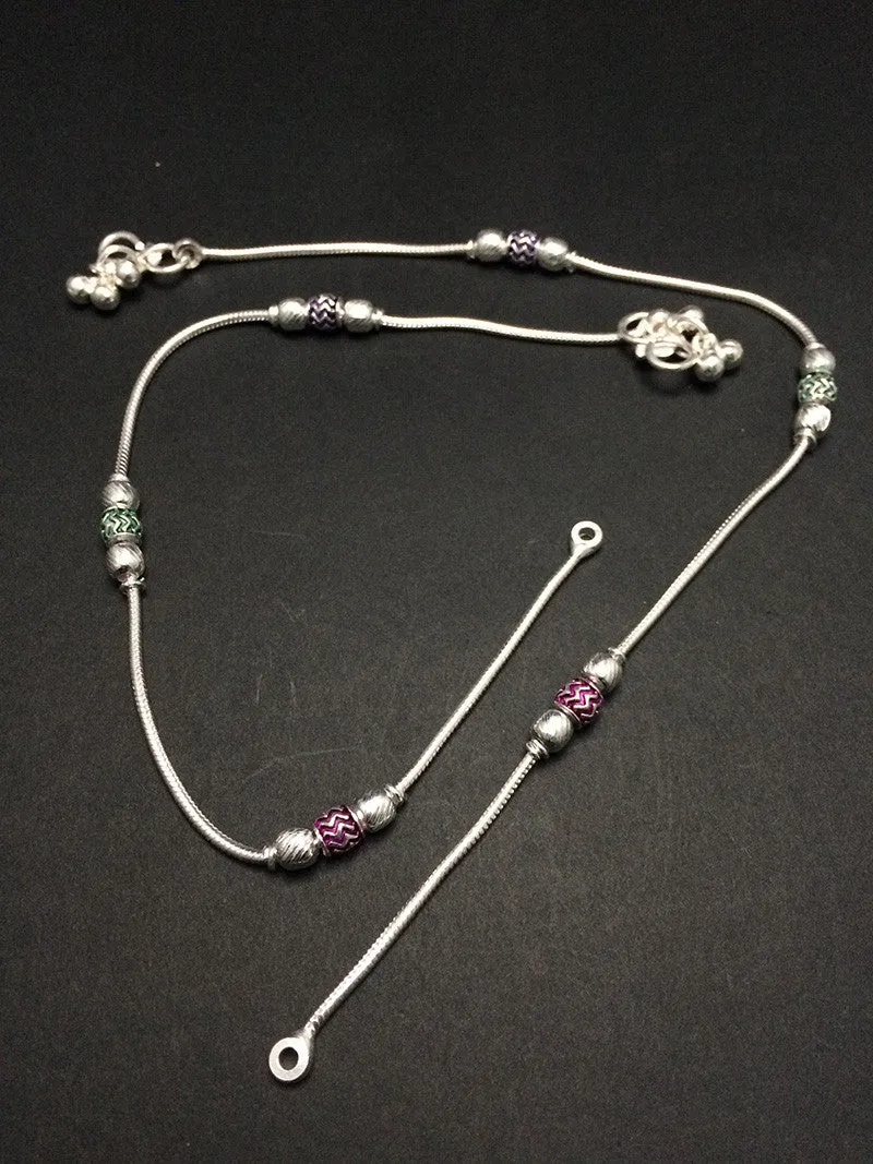 Colourful Beads Anklets