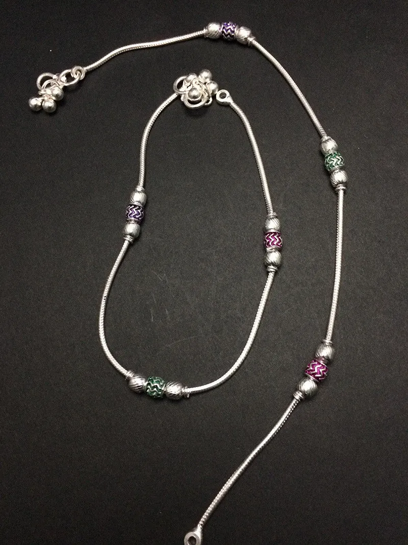 Colourful Beads Anklets