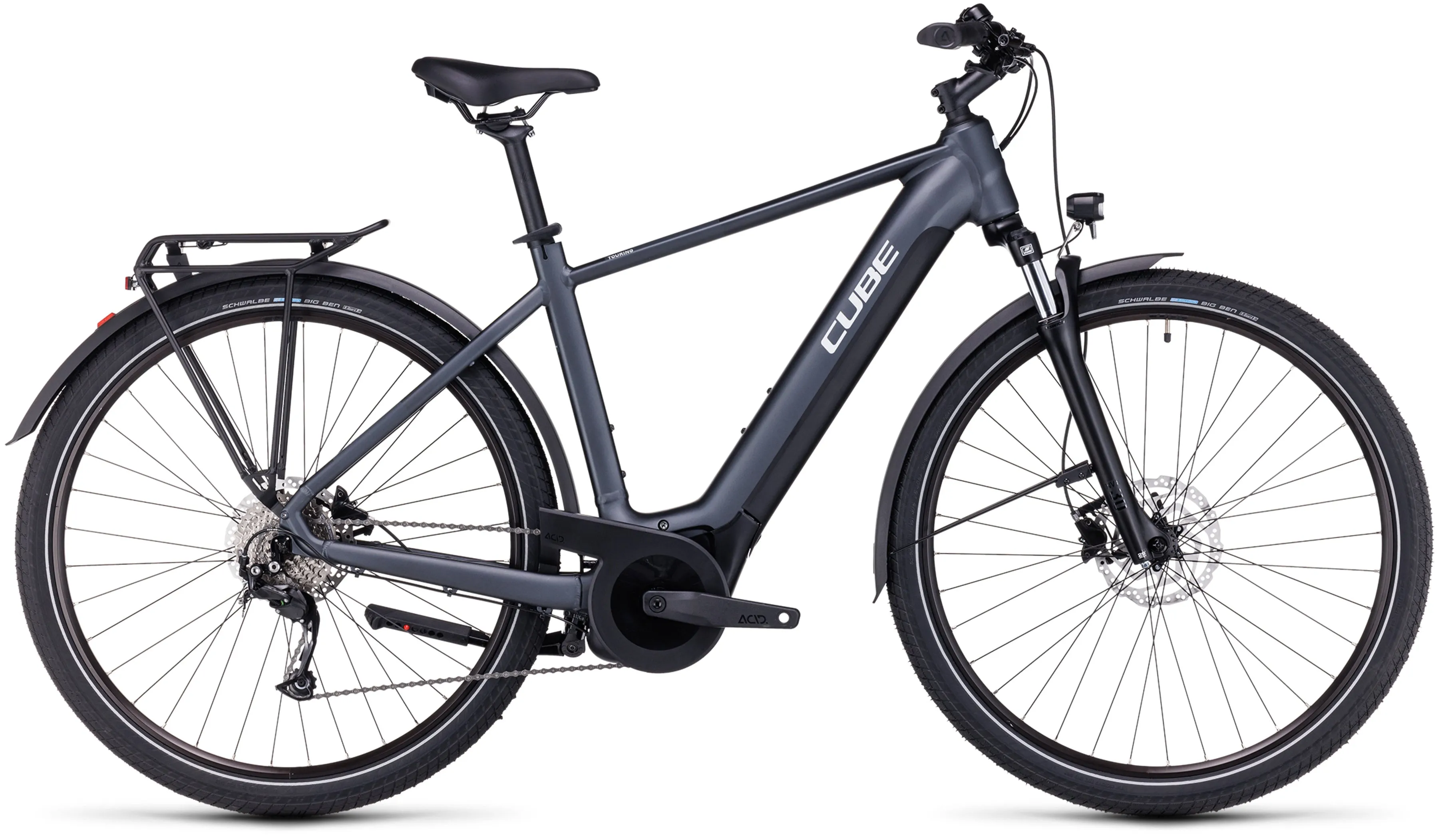 Cube Touring Hybrid One 500 Electric Hybrid Bike 2023 - Dark Grey