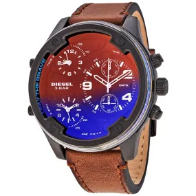 Diesel Boltdown Chronograph Quartz Black Iridescent Dial Men's Watch DZ7417