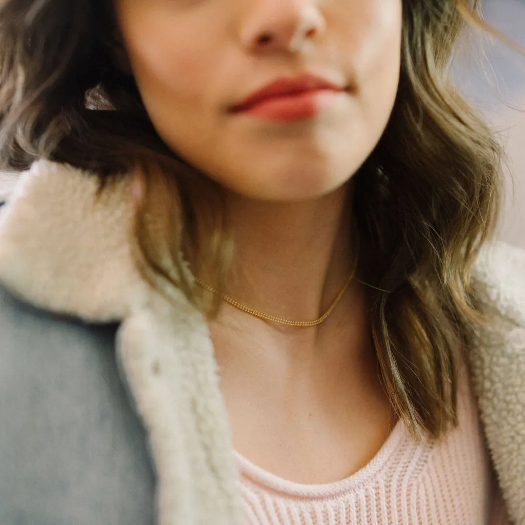 Double Ball Chain Necklace - Final Sale