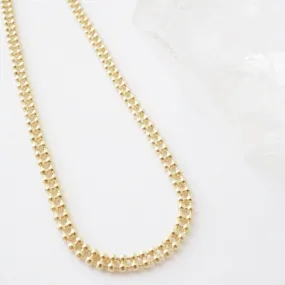 Double Ball Chain Necklace - Final Sale