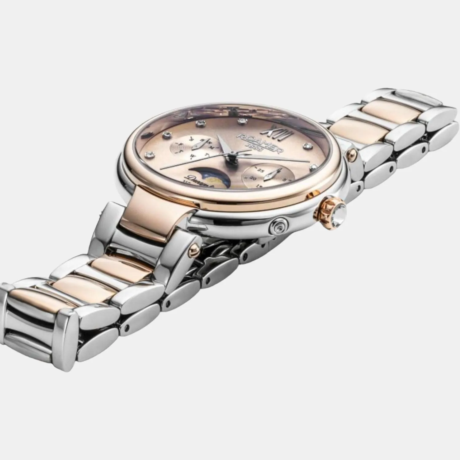 Dreamline Moonphase Women's Analog Stainless Steel Watch 858801 49 38 50