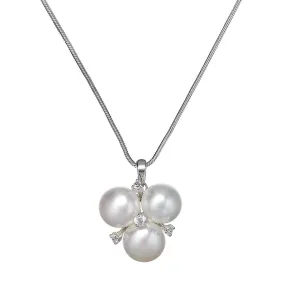 Emaline Pearl and Crystal Necklace