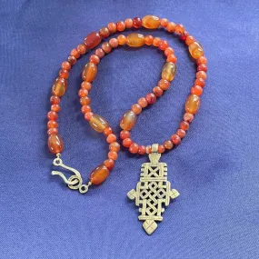 Ethiopian Cross Necklace