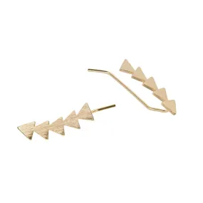 Five Triangle Earrings