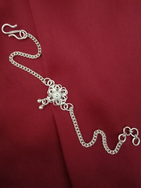 Floral Silver Bracelet