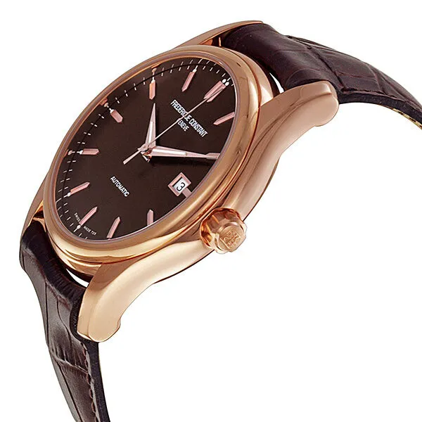 Frederique Constant Automatic Chocolate Dial Rose Gold-Plated Men's Watch 303C4B4