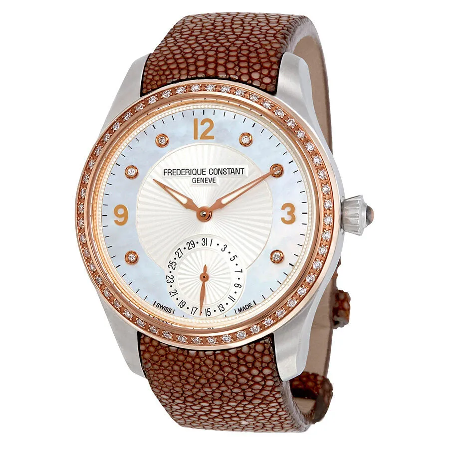 Frederique Constant Maxime White Dial Ladies Watch FC-700MPWD3MDZ9-BR
