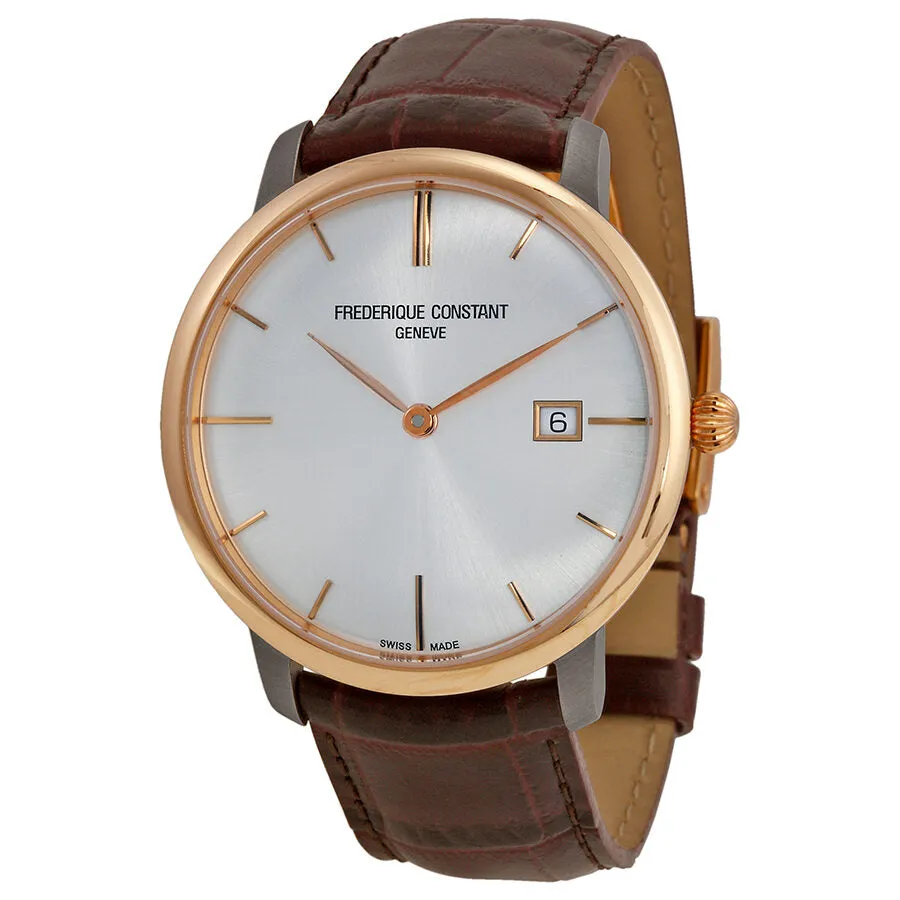 Frederique Constant Slim Line Automatic Silver Dial Men's Watch 306V4STZ9 FC-306V4STZ9