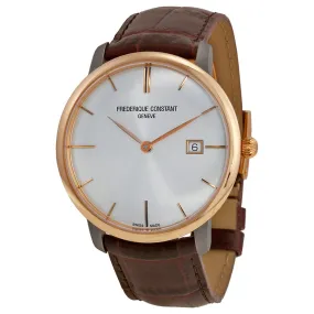 Frederique Constant Slim Line Automatic Silver Dial Men's Watch 306V4STZ9 FC-306V4STZ9
