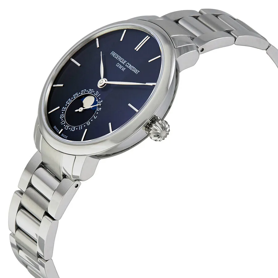 Frederique Constant Slimline Moonphase Automatic Men's Watch FC-703N3S6B