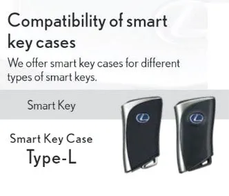 Genuine Lexus Japan F-Sport Smart Key Case (Hybrid Leather) Type-2