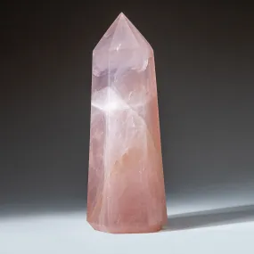 Genuine Rose Quartz Polished Point from Brazil (3.1 lbs)