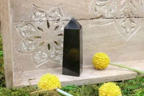 Golden Obsidian Tower (ob-01) 3.36" tall