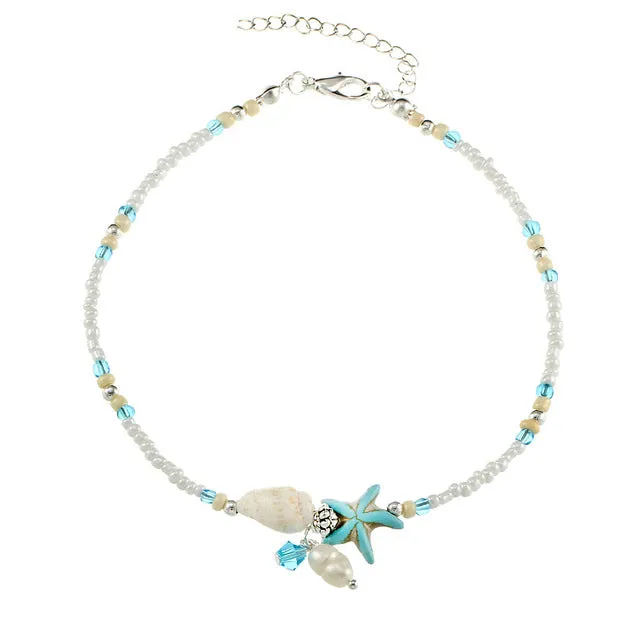 Handmade Starfish Anklet