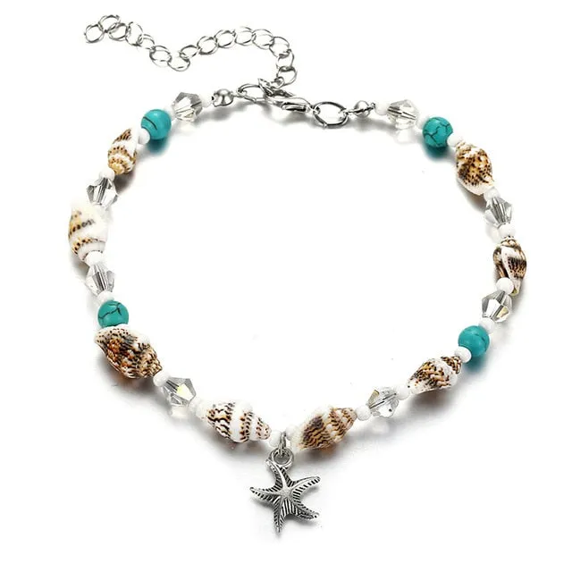 Handmade Starfish Anklet